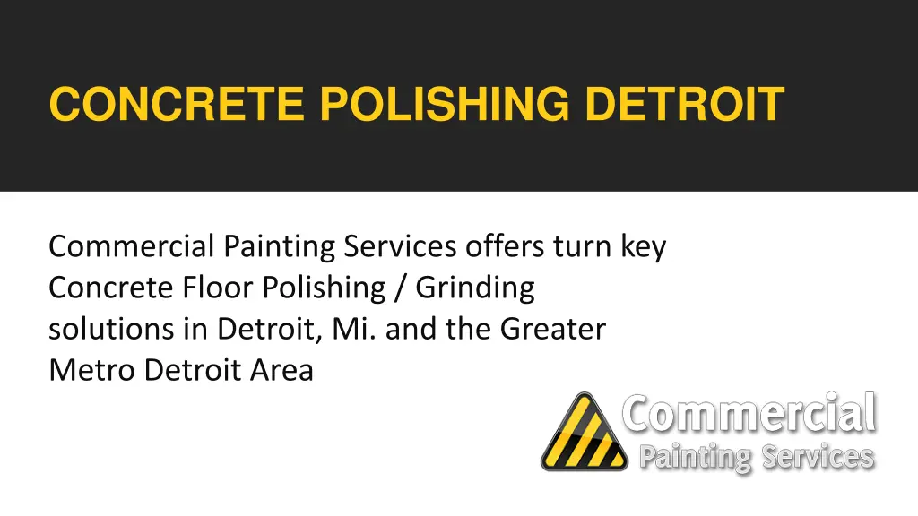 concrete polishing detroit