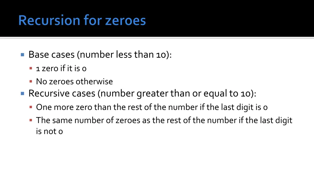 base cases number less than 10 1 zero