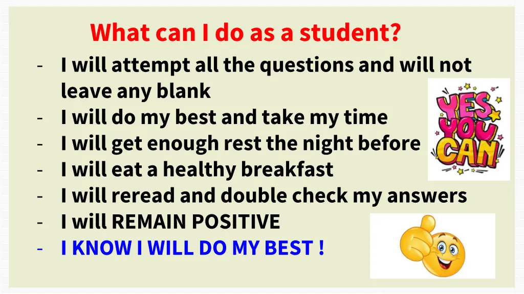 what can i do as a student i will attempt