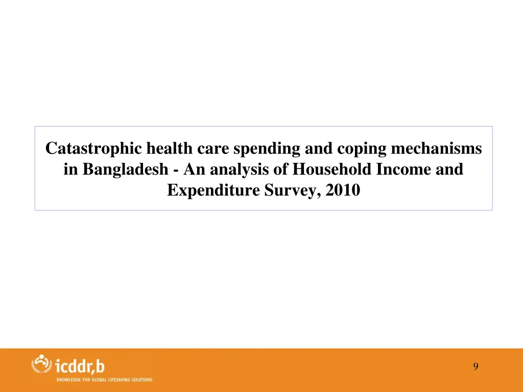 catastrophic health care spending and coping