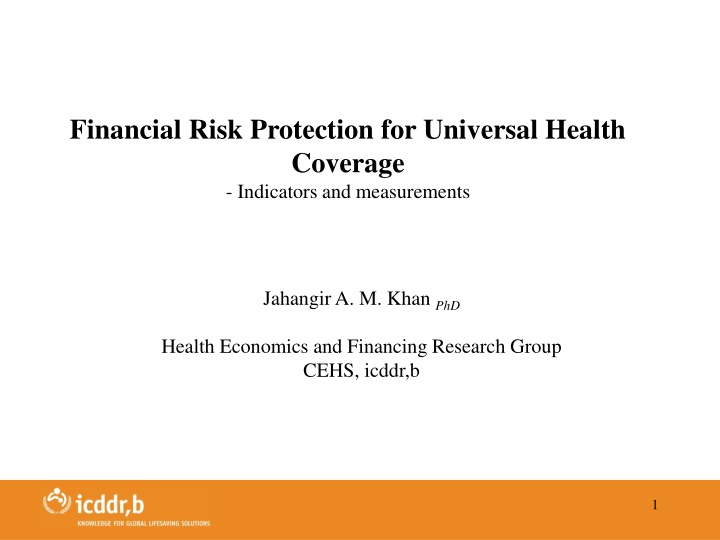 financial risk protection for universal health