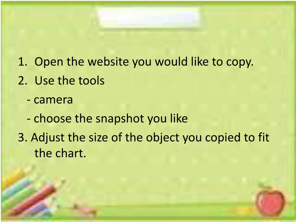 1 open the website you would like to copy