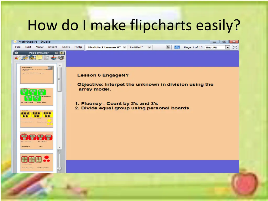 how do i make flipcharts easily