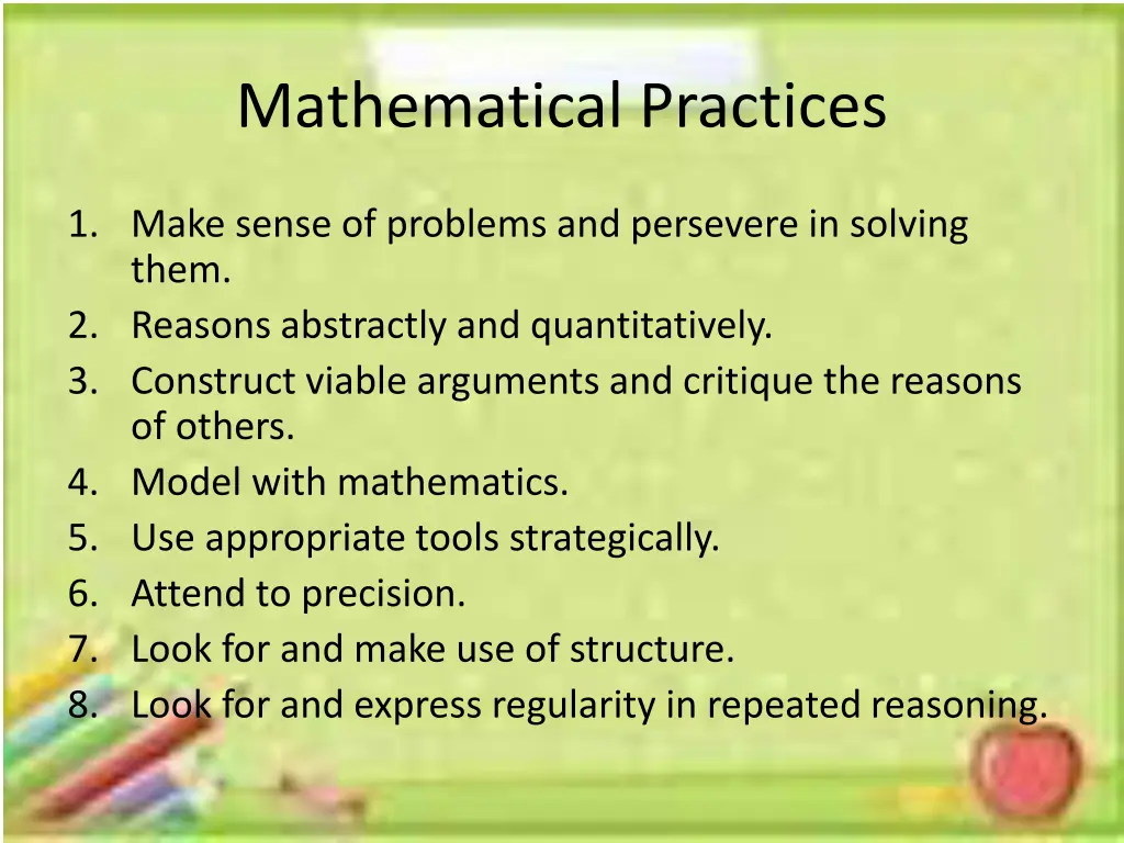 mathematical practices