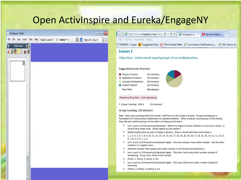 open activinspire and eureka engageny