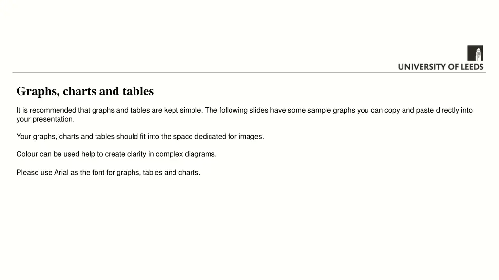 graphs charts and tables