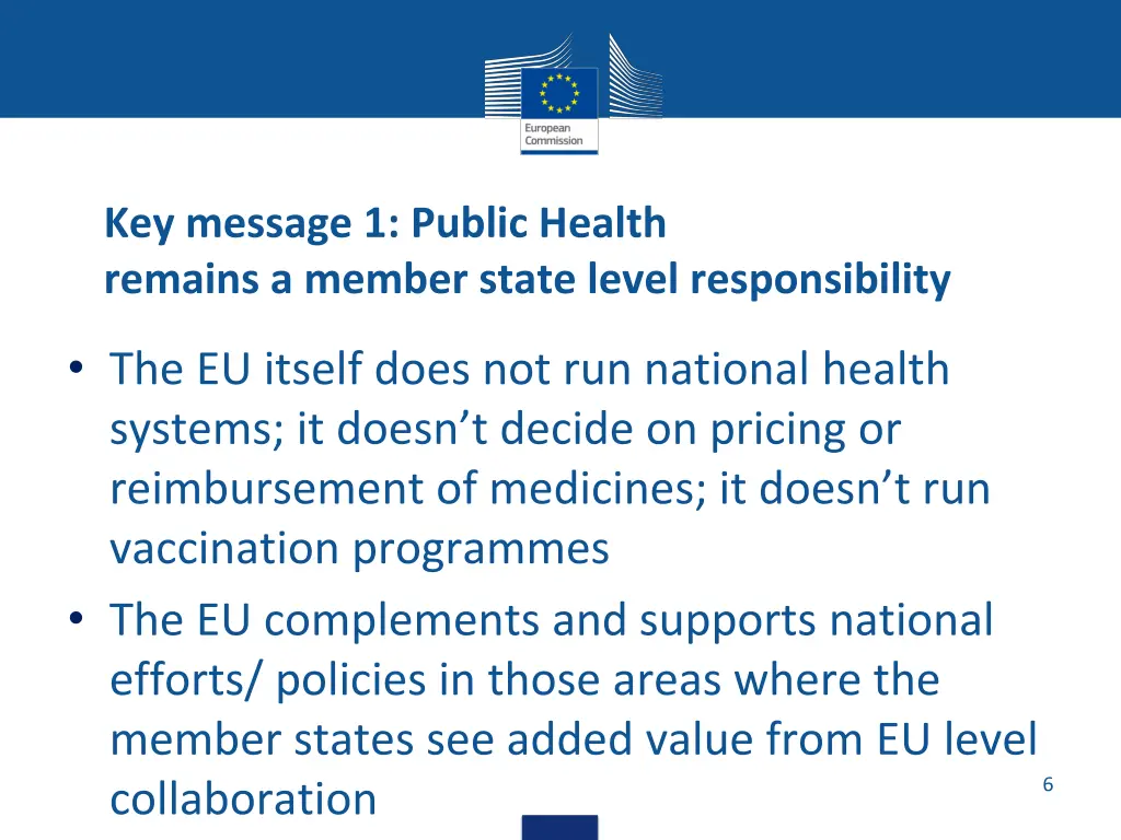 key message 1 public health remains a member