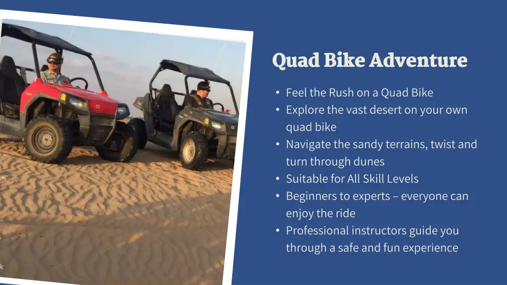 quad bike adventure