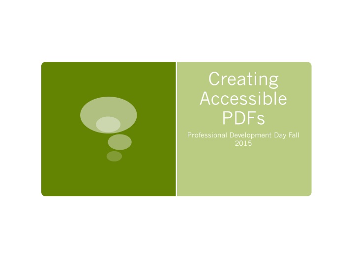 creating accessible pdfs professional development