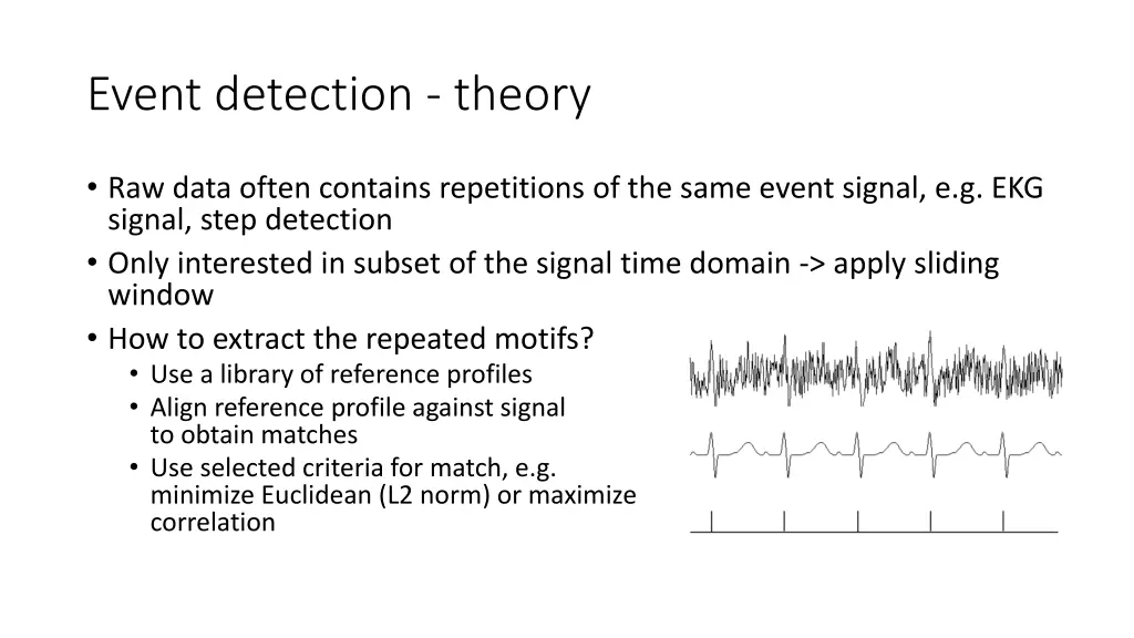 event detection theory