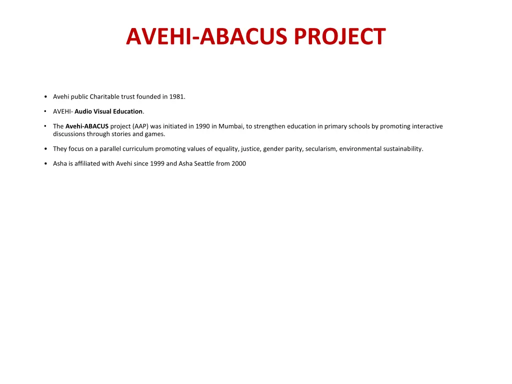 avehi abacus project