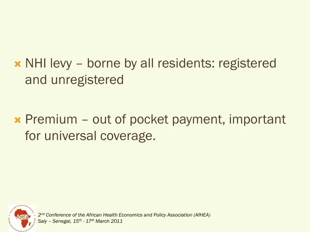 nhi levy borne by all residents registered