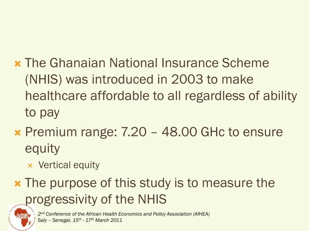 the ghanaian national insurance scheme nhis