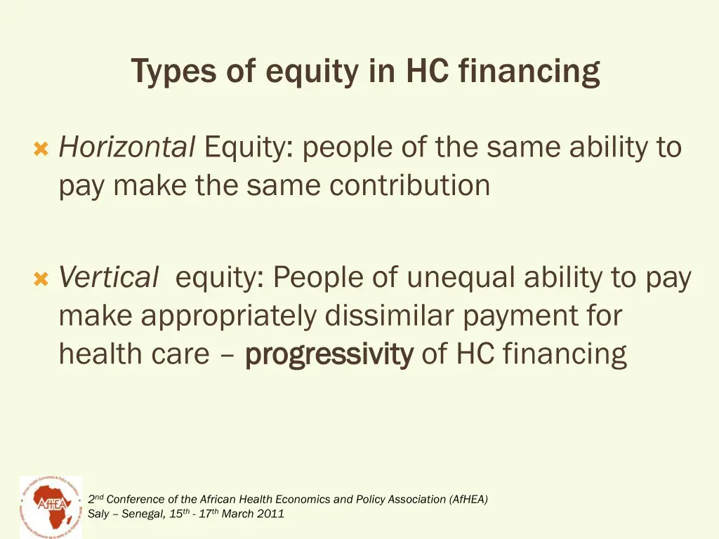 types of equity in hc financing