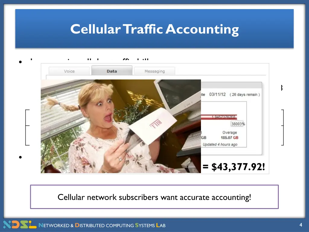 cellular traffic accounting