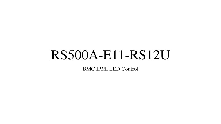 rs500a e11 rs12u