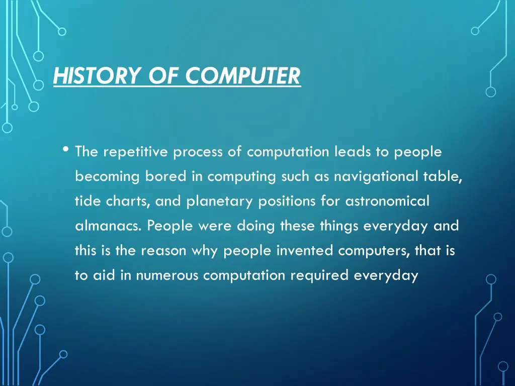 history of computer