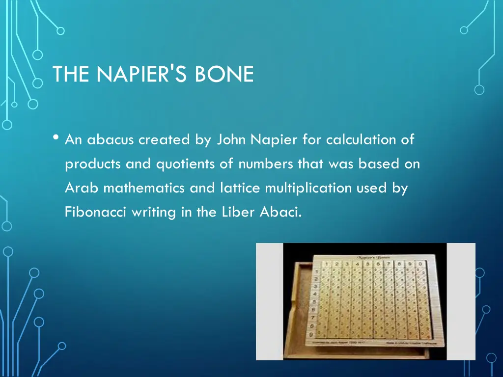 the napier s bone