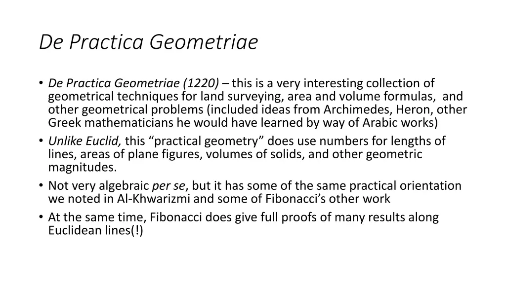 de practica geometriae