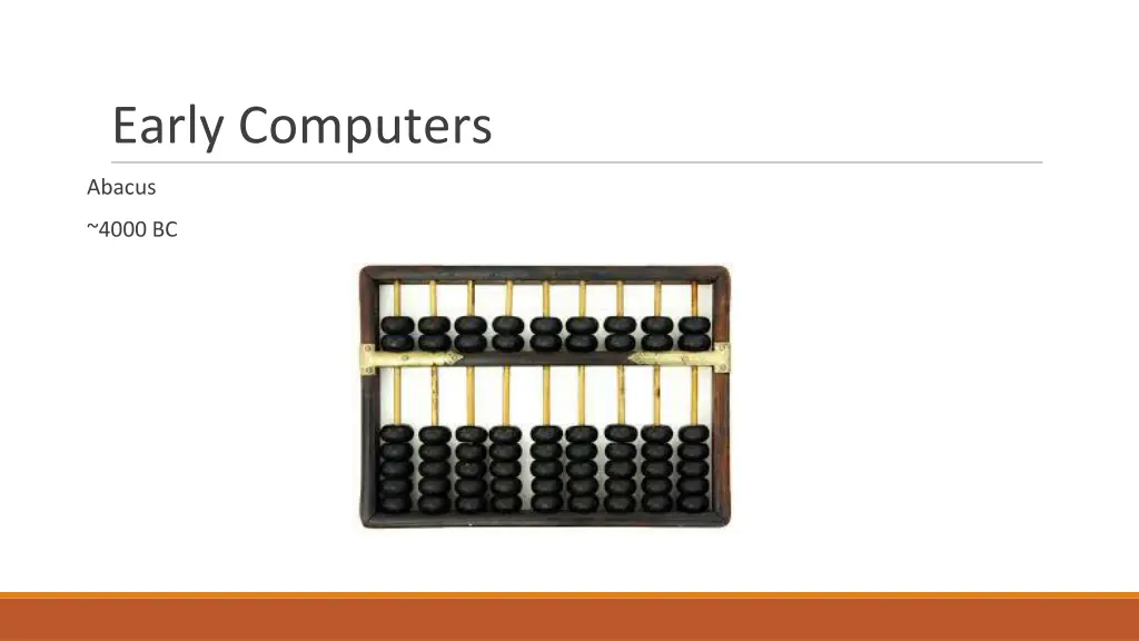 early computers