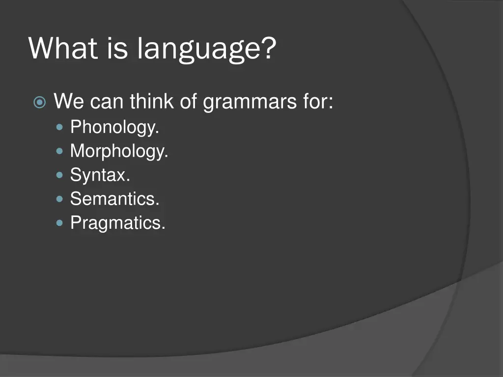 what is language 7