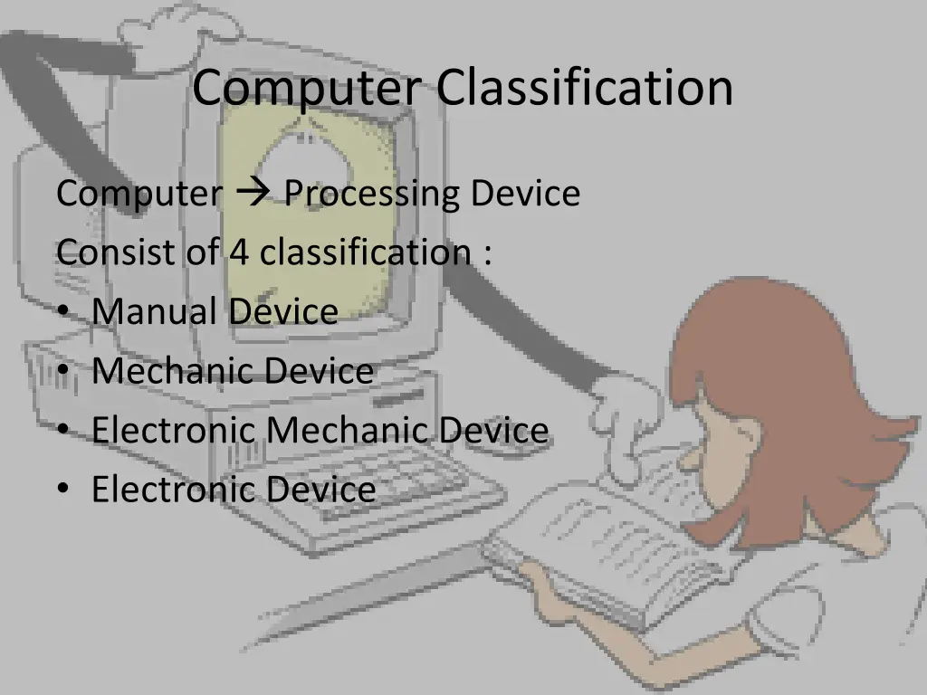 computer classification