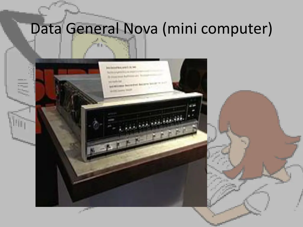 data general nova mini computer