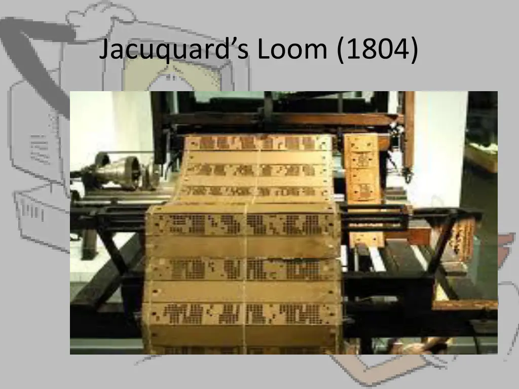 jacuquard s loom 1804