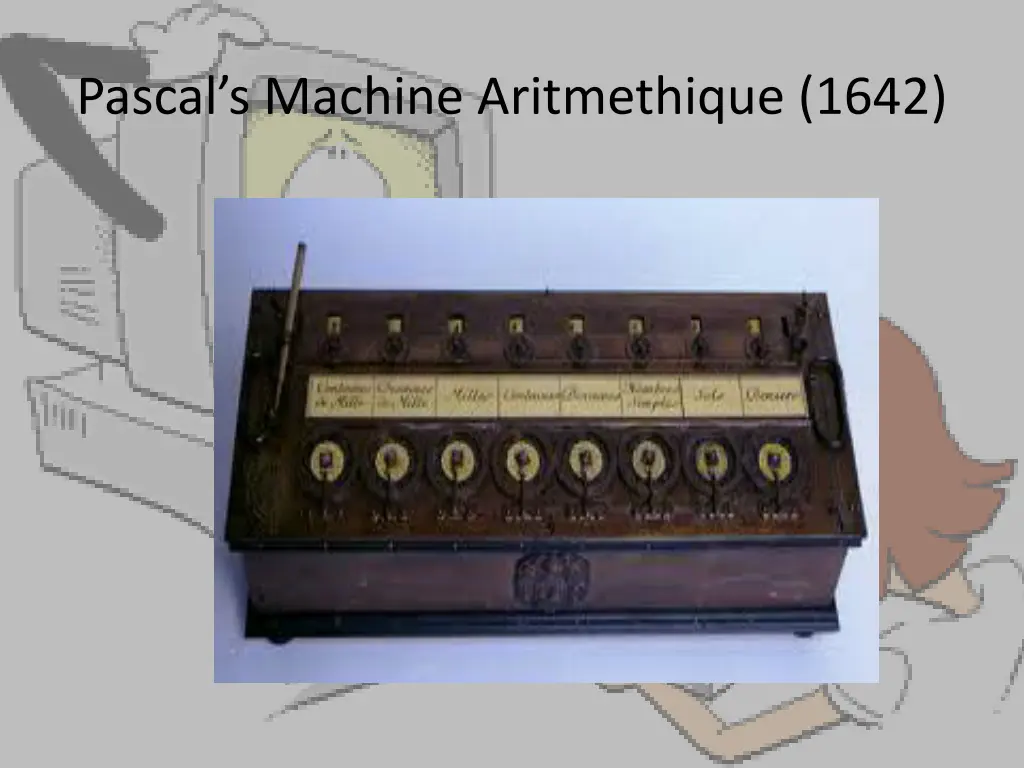 pascal s machine aritmethique 1642