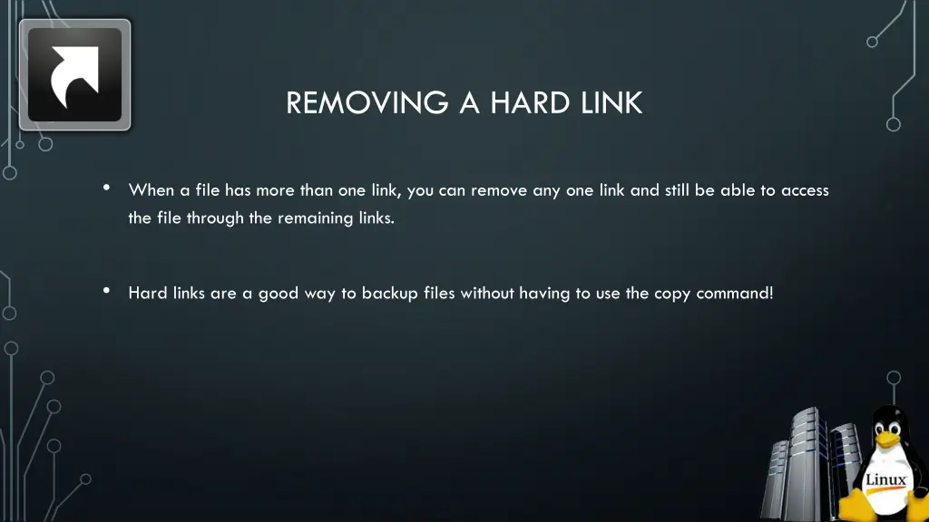 removing a hard link