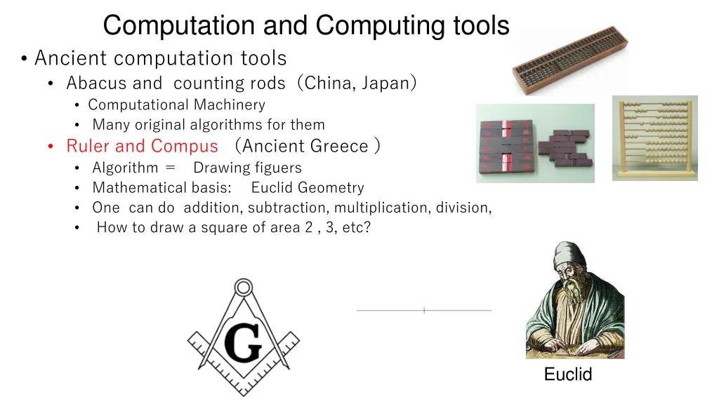 computation and computing tools