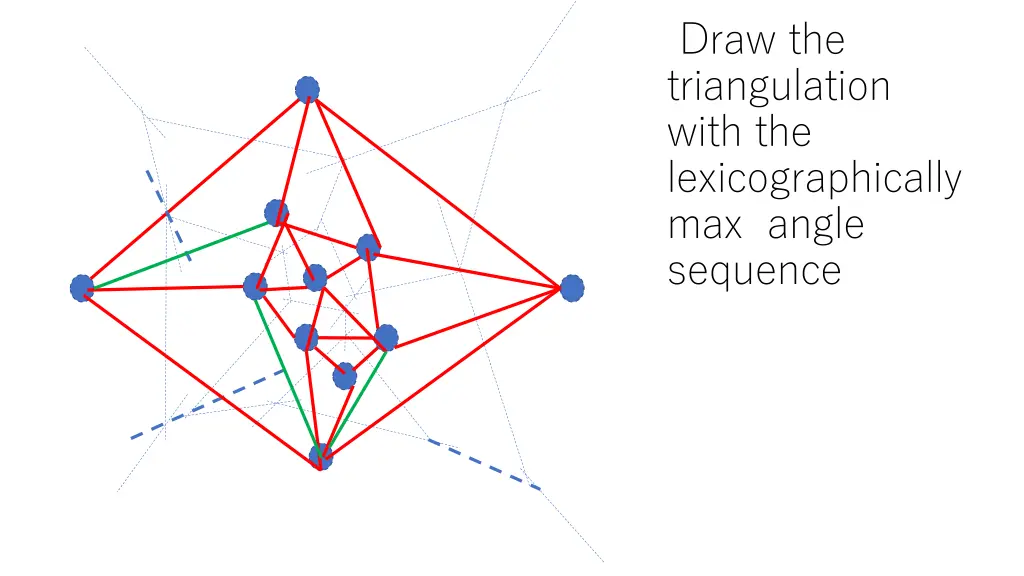 draw the triangulation with the lexicographically 2