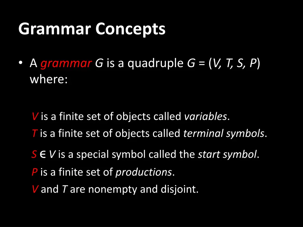 grammar concepts