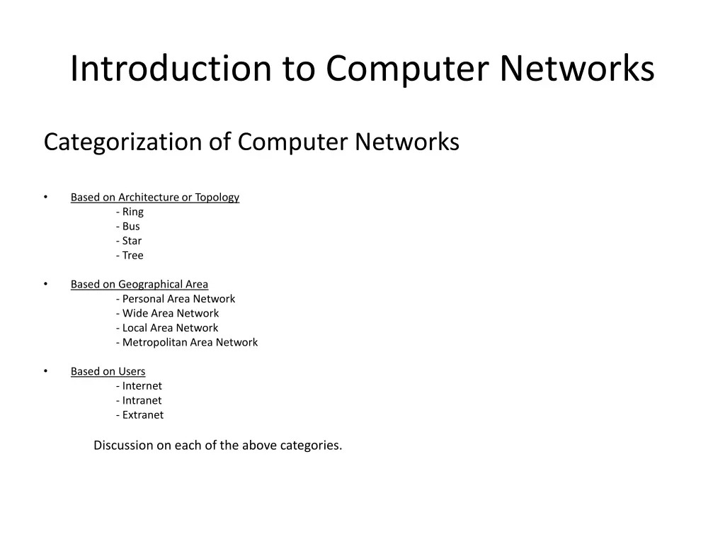 introduction to computer networks 1