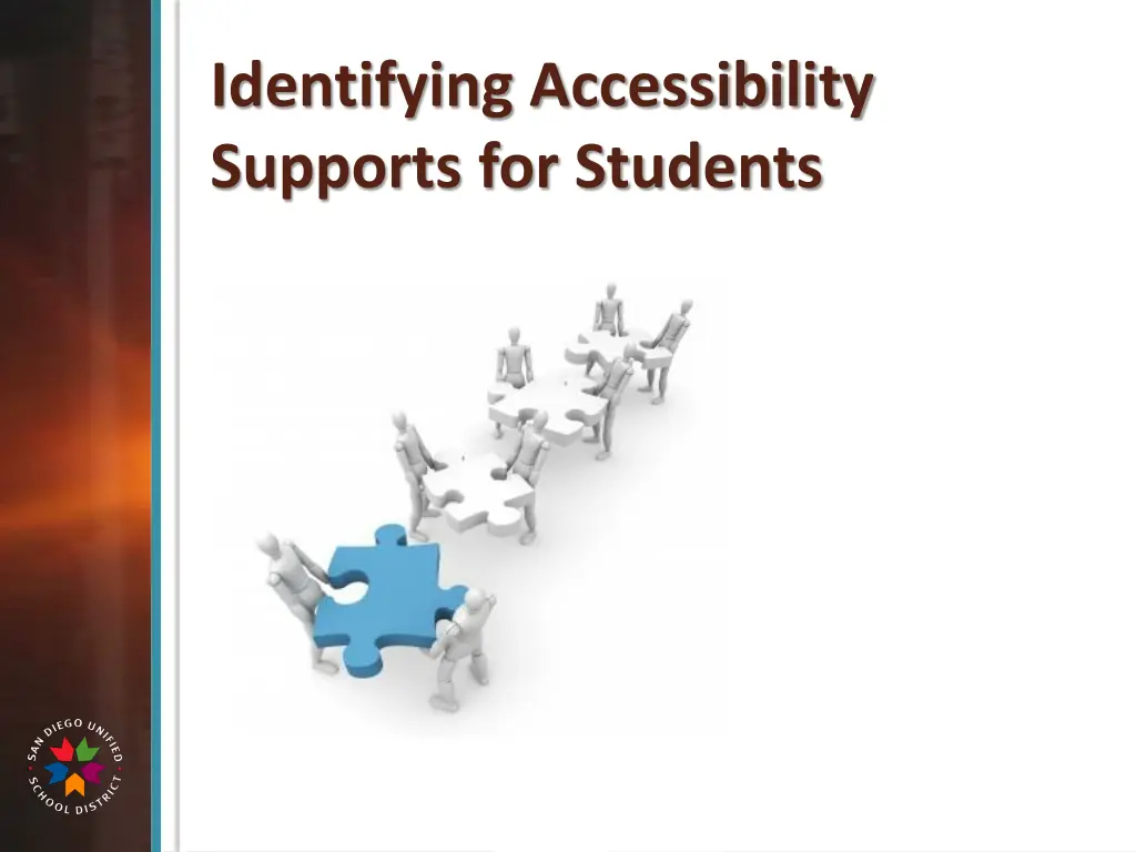 identifying accessibility supports for students