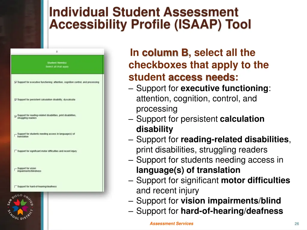 individual student assessment accessibility 3