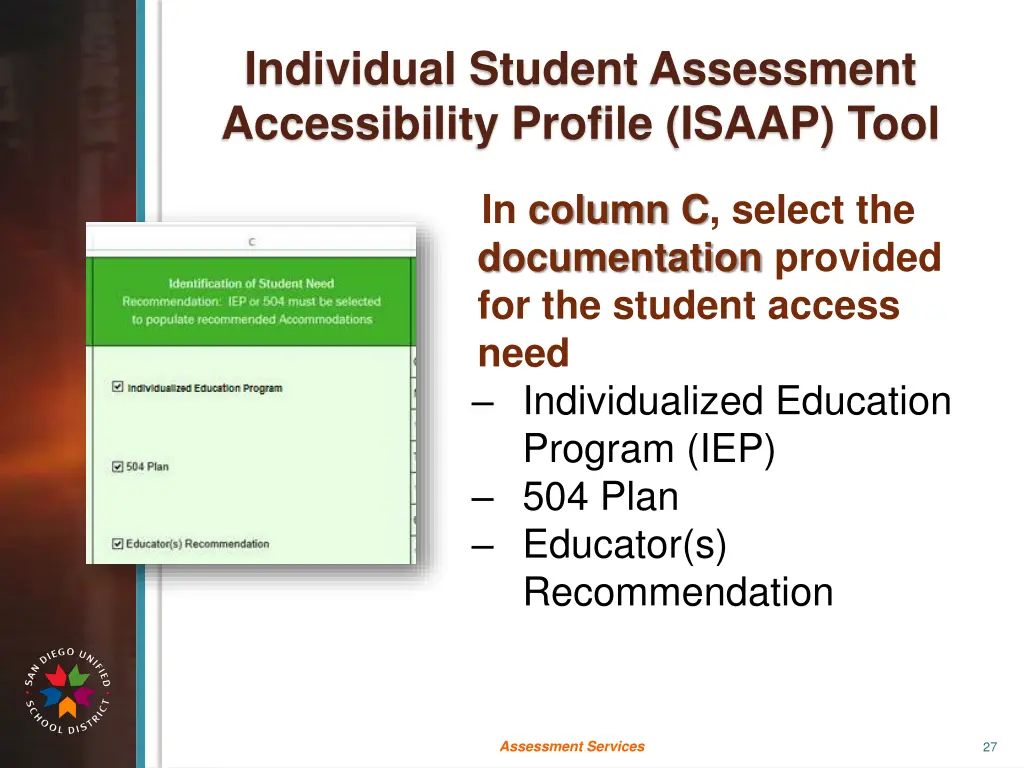 individual student assessment accessibility 4