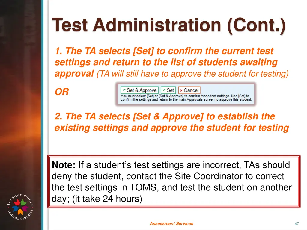 test administration cont 3