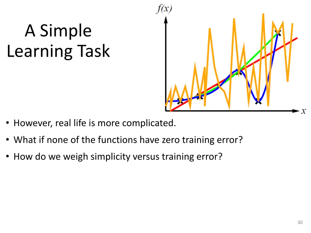 a simple learning task 12