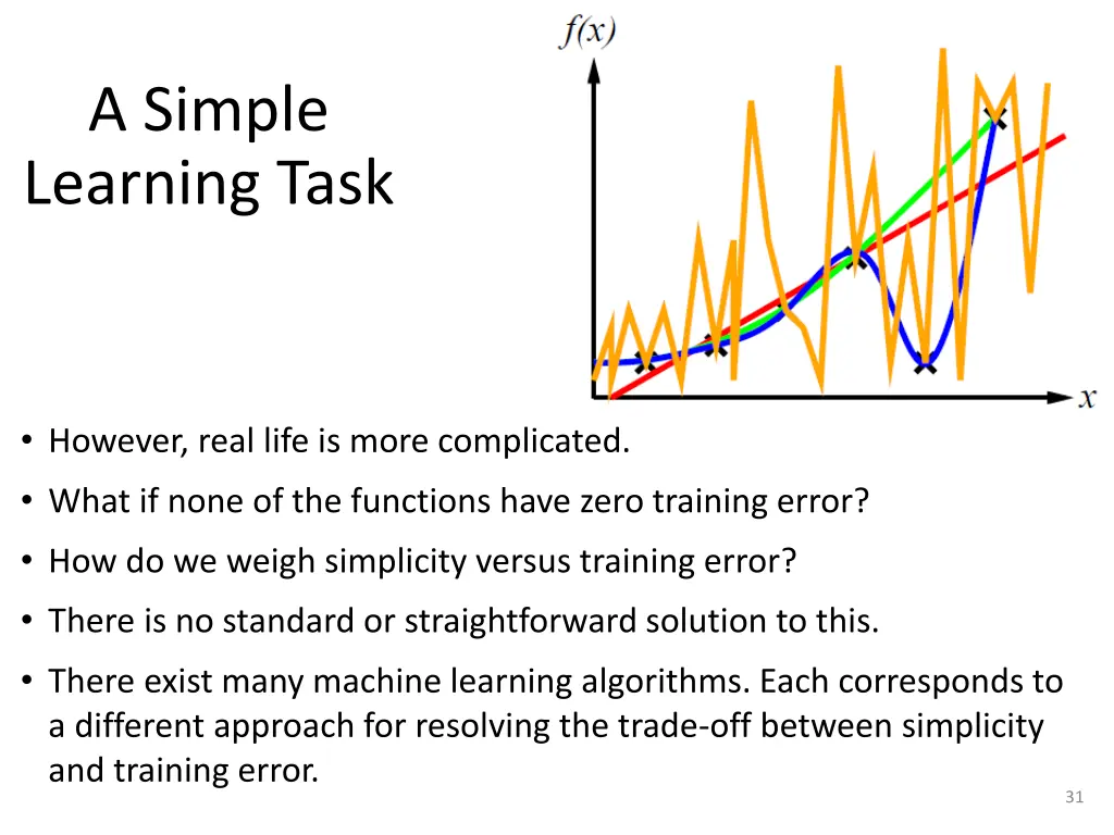 a simple learning task 13