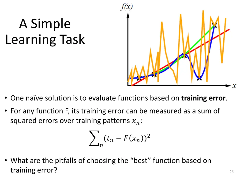 a simple learning task 8