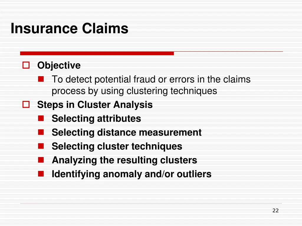 insurance claims