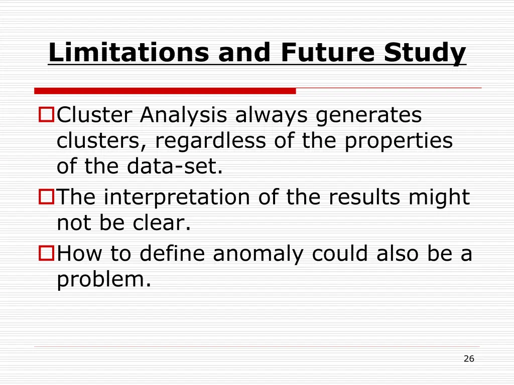 limitations and future study 1