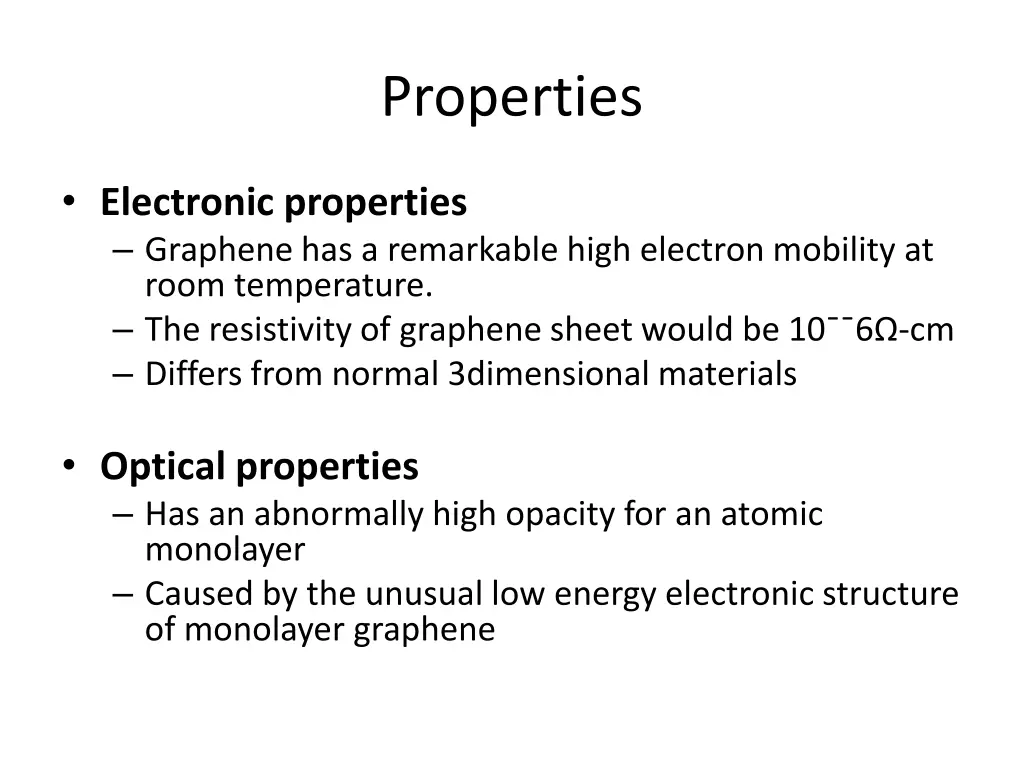 properties 2