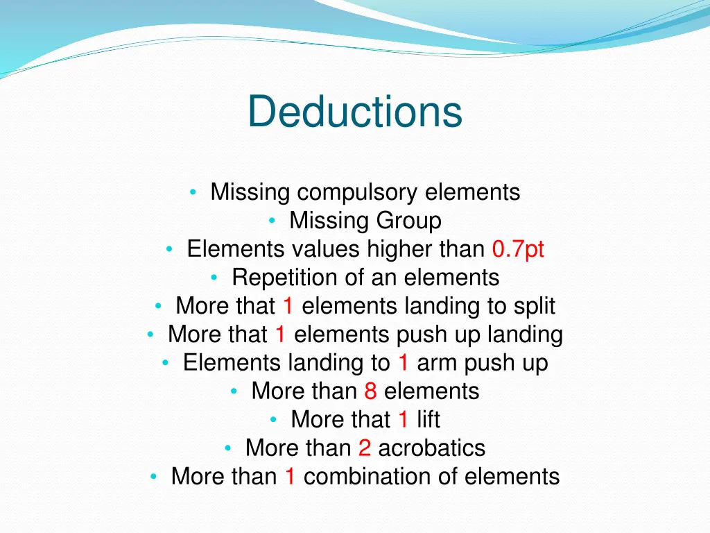 deductions 1