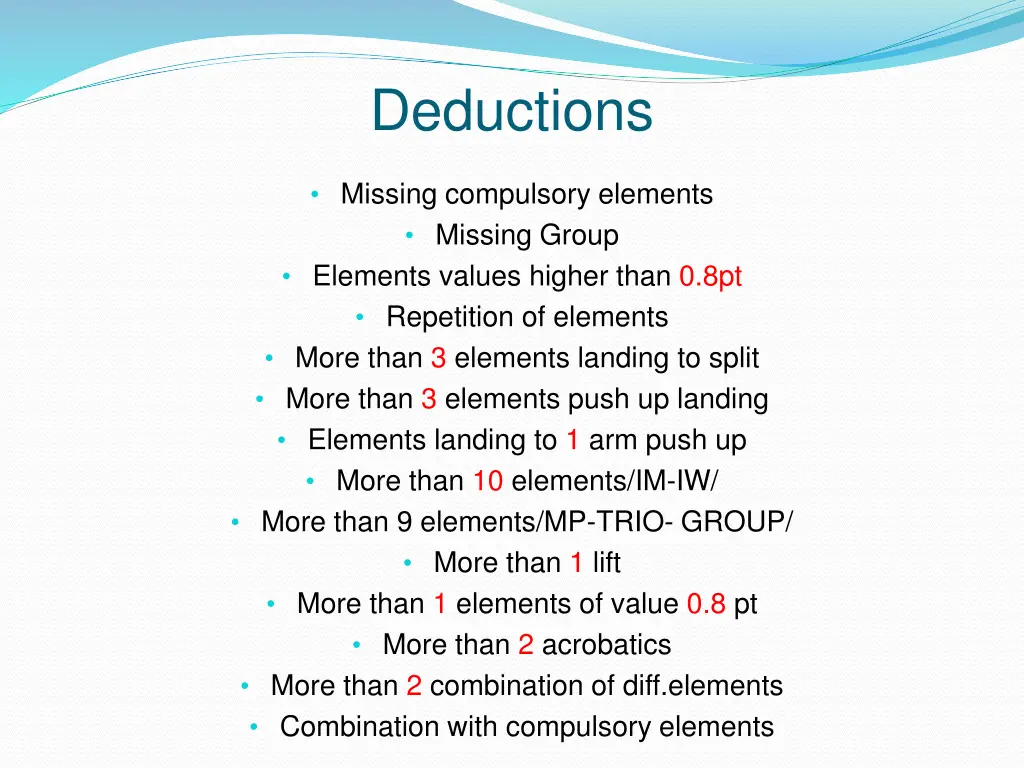 deductions 2