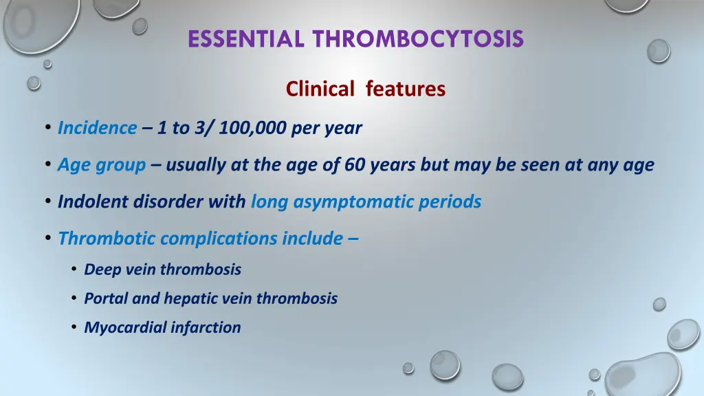 essential thrombocytosis 3