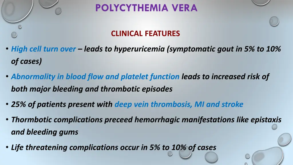 polycythemia vera 10