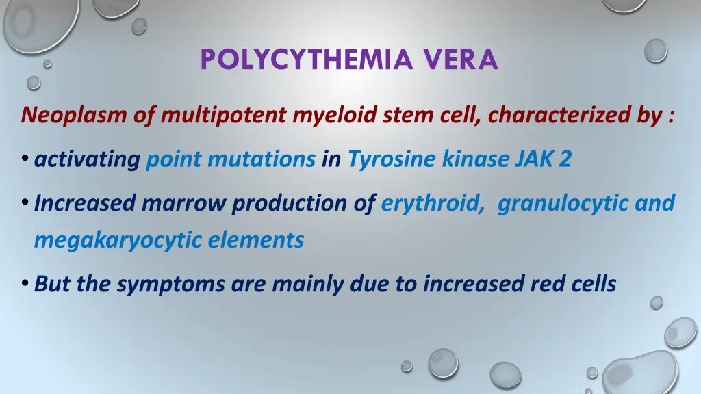 polycythemia vera