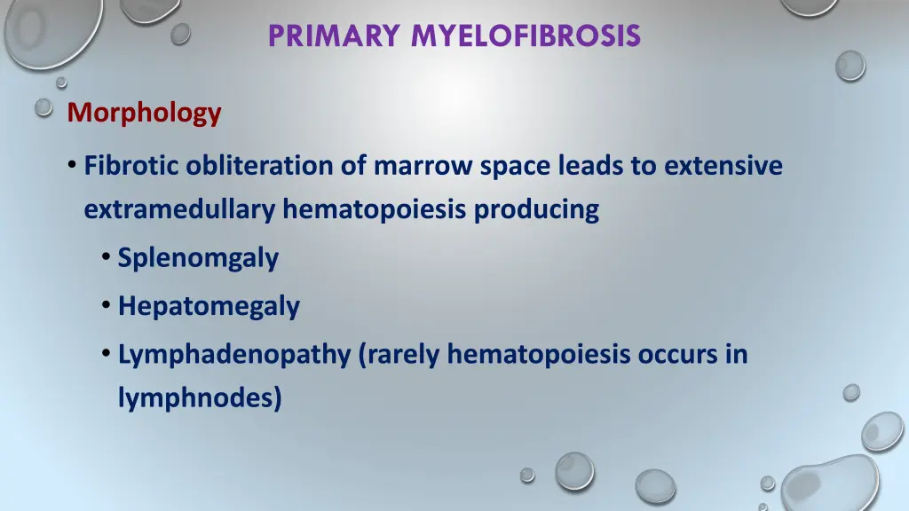 primary myelofibrosis 7